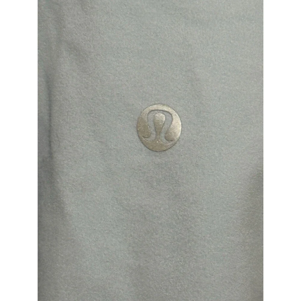 Lululemon Align Tank Top Blue Linen Nulu Built In Bra Cropped Women’s 12